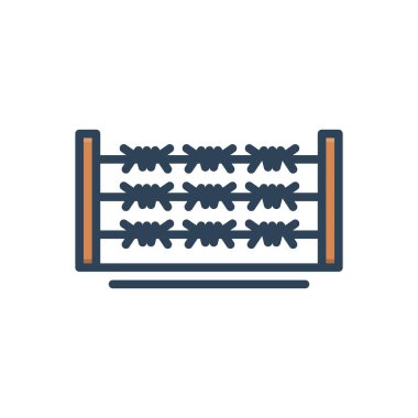 Kenarlık için renk illüstrasyon simgesi 