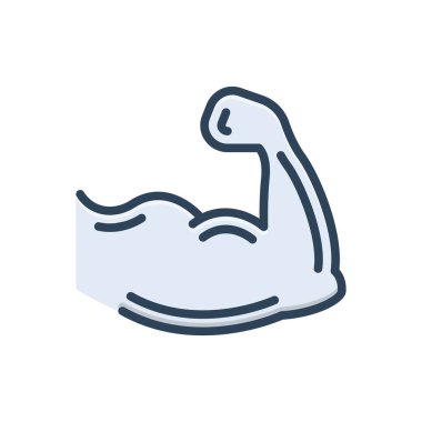 Kol için renk illüstrasyon simgesi 