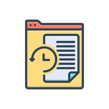 Son zamanlardaki renk resimleme simgesi 