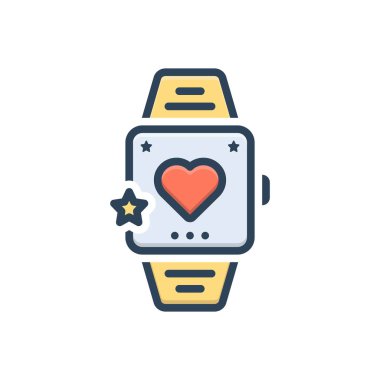 Özeller için renk illüstrasyon simgesi 