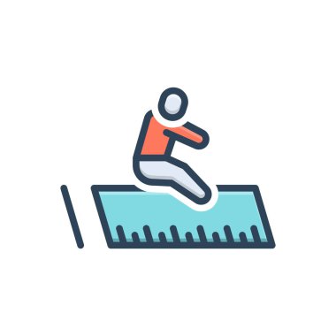 Uzun süreli renk resimleme simgesi 