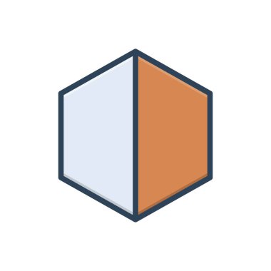 Siyah için renk illüstrasyon simgesi 