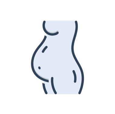 Hamilelik için renk resimleme simgesi 