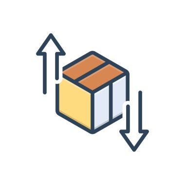 Dışarıya aktarma için renk resimleme simgesi