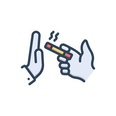 Çöp için renk illüstrasyon simgesi 