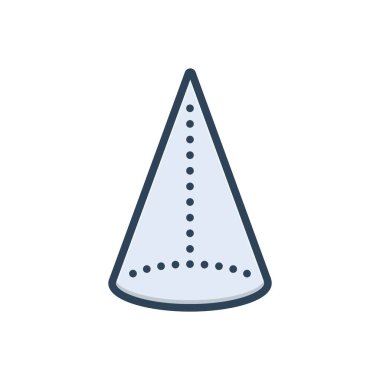 Koni için renk illüstrasyon simgesi 