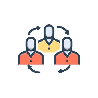 Ait olduğu renk resmetme simgesi 