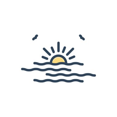 Ufuk için renk resimleme simgesi 