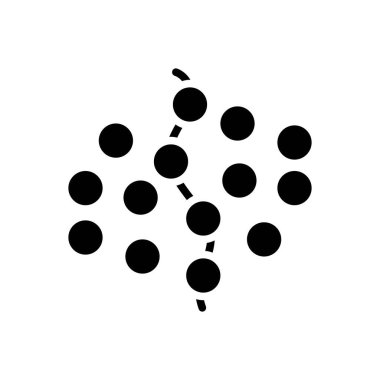 Sentez için siyah katı simge 