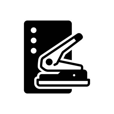 Yumruk için siyah katı simge 