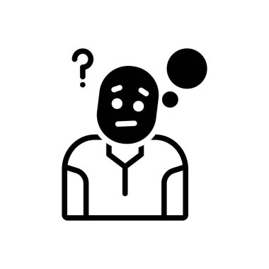 Ortalama için siyah katı simge 