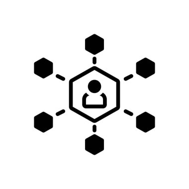 Öznitelik için siyah katı simge 