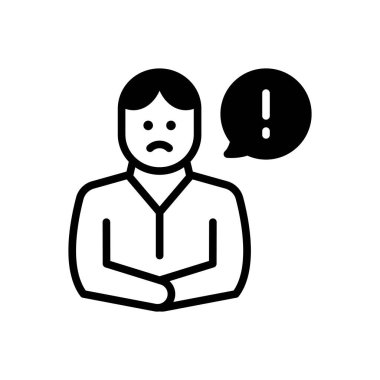 Bela için siyah katı simge 