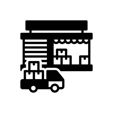 Toptan satış için siyah katı simge 