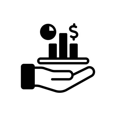 Etkin olarak siyah katı simge 