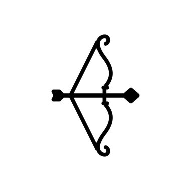 Yay için siyah katı simge 