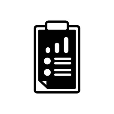 Sonuçlar için siyah katı simge 