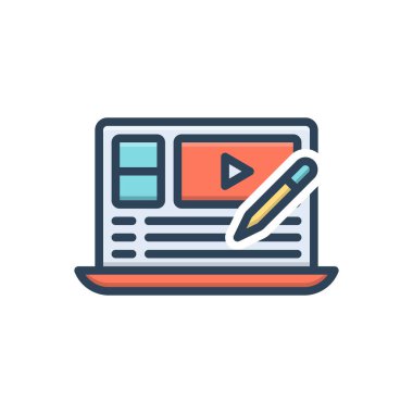 Düzenlenen renk resimleme simgesi 