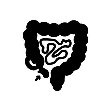 Eklenti için siyah katı simge 