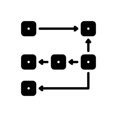 Düzenleme için siyah katı simge