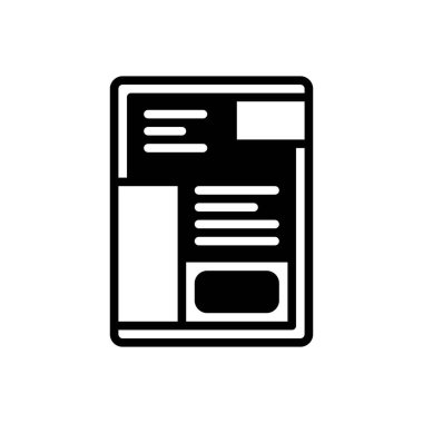 Verzeichnis için siyah katı simge 