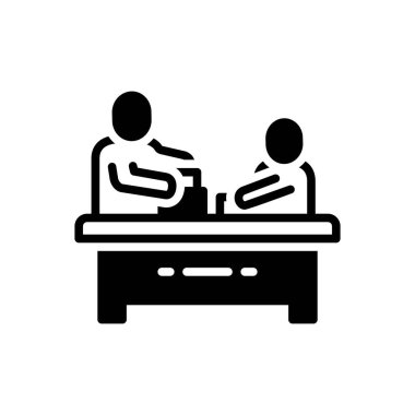 Etkinlikler için siyah katı simge 