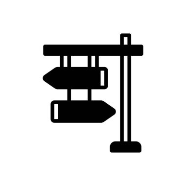 Gösterge için siyah katı simge 