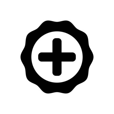 Ek olarak siyah katı simge 