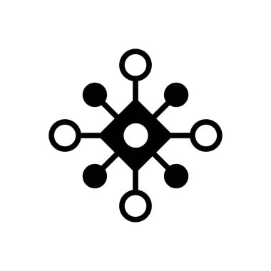 İlgili için siyah katı simge 