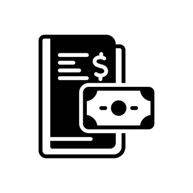 Görünmezlik için siyah katı simge