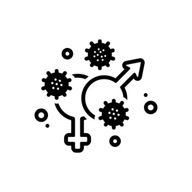 İletim için siyah katı simge 