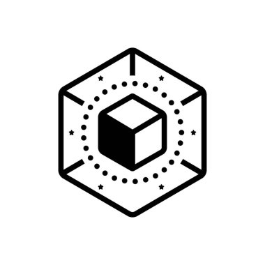 Şekil için siyah katı simge 