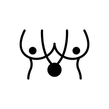 Meme için siyah katı simge 