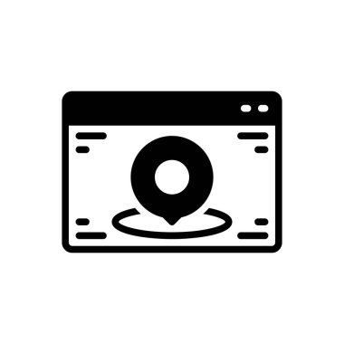 Bulunan siyah katı simge 