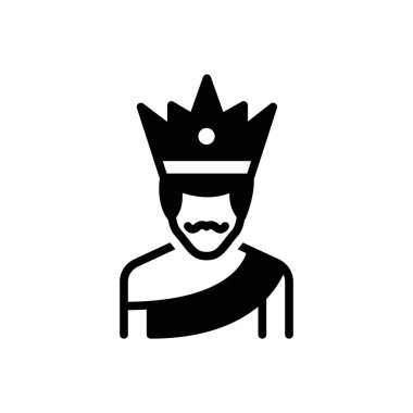 Duke için siyah katı simge 