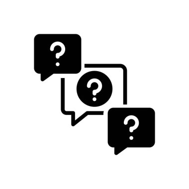 Tanımsız için siyah katı simge 