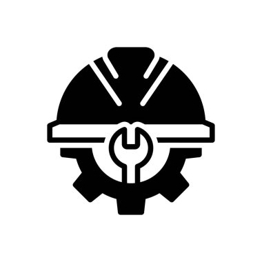 Reform için siyah katı simge 