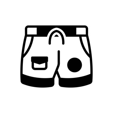 Kısaca siyah katı simge 