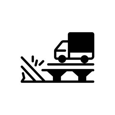 Aniden siyah katı simge 