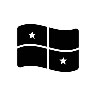 Panama için siyah katı simge 
