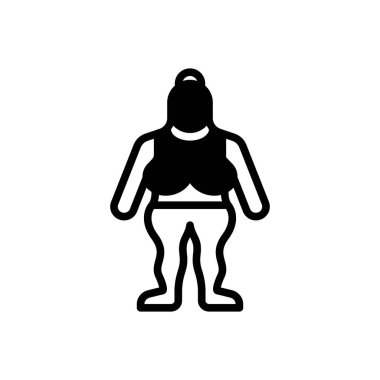 Tombul için siyah katı simge 