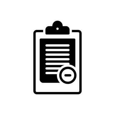 Silmek için siyah katı simge 