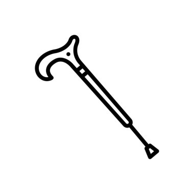 Çubuk için siyah çizgi simgesi 