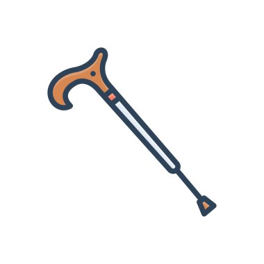 Çubuk için renk illüstrasyon simgesi 