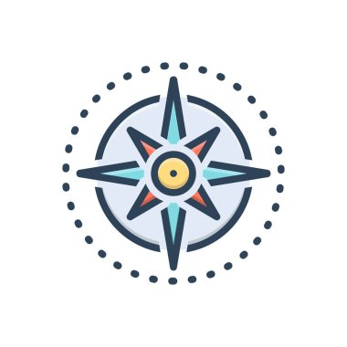 Pusula için renk resimleme simgesi 