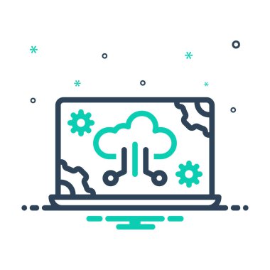 Bulut hesaplama için simgeyi karıştır