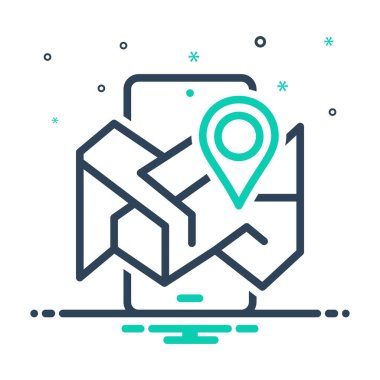 Yer belirleme için simgeyi karıştır 