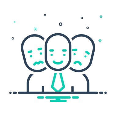 Çoklu kişilik simgesini karıştır