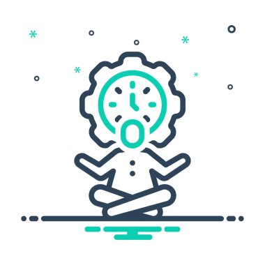 Esnek saat için simgeyi karıştır