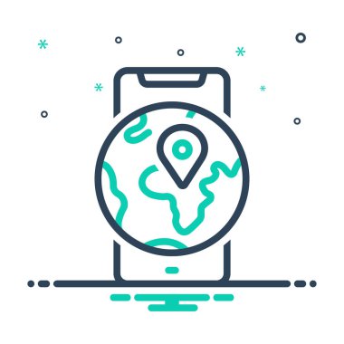 Yer belirleme için simgeyi karıştır 